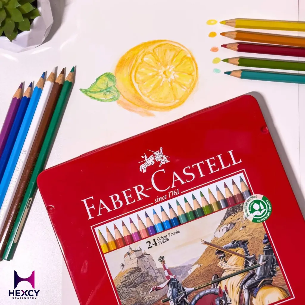 [27131002] Faber Castell Colored Pencils 24-Color Set