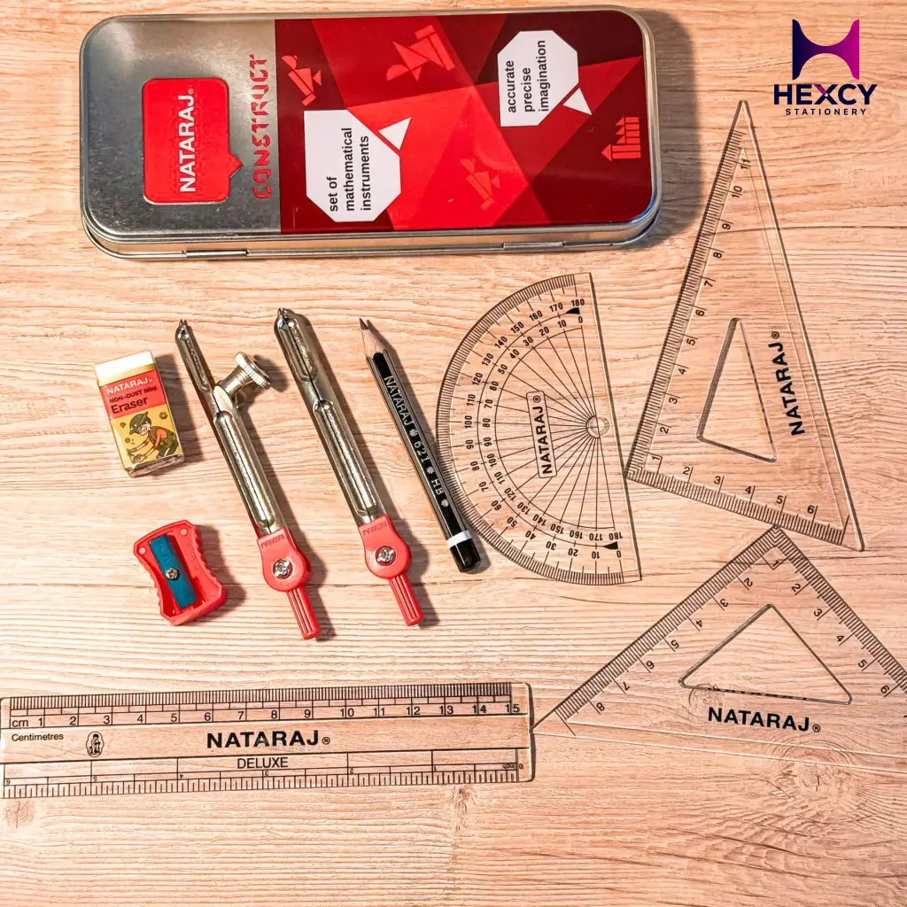 [205480002] Nataraj Construct Mathematical Instruments Set                                                           