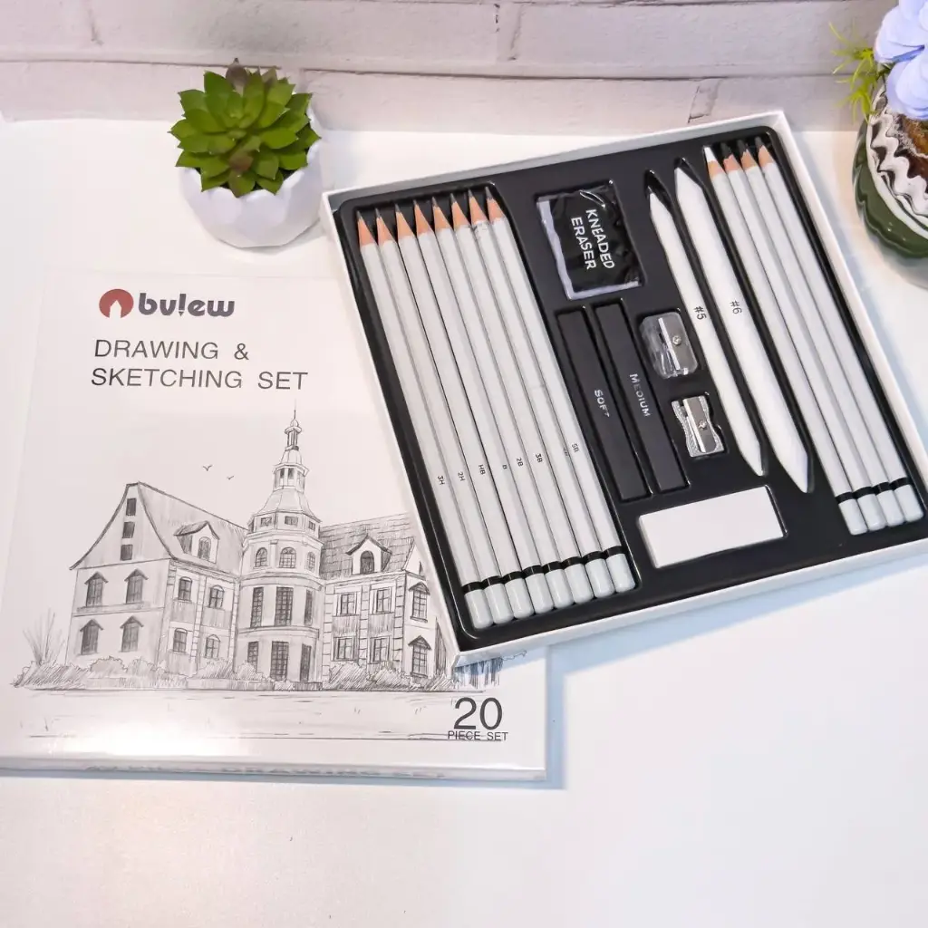 [D4236] Bview Drawing & Sketching Set 20 Piece Set