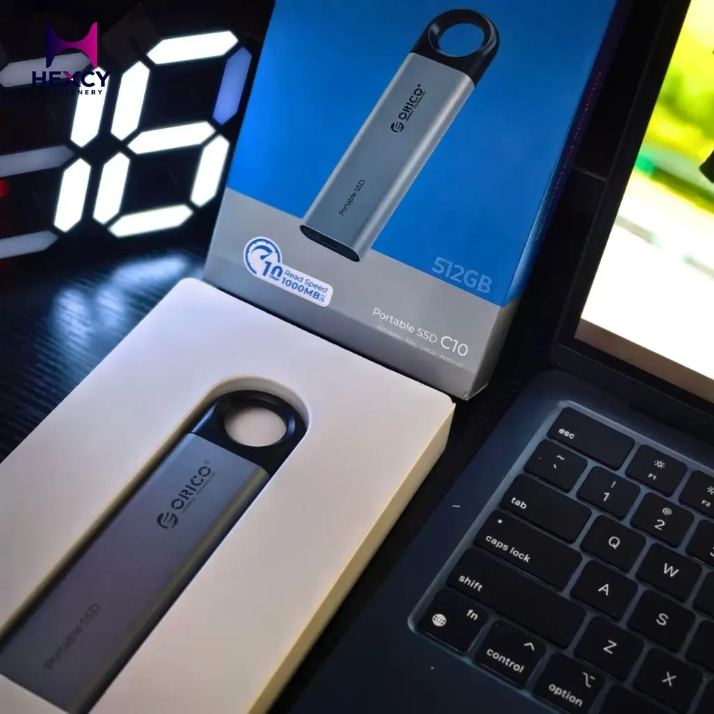 ORICO 512GB External Portable SSD (1050MB/s / 2-in-1 Cable)
