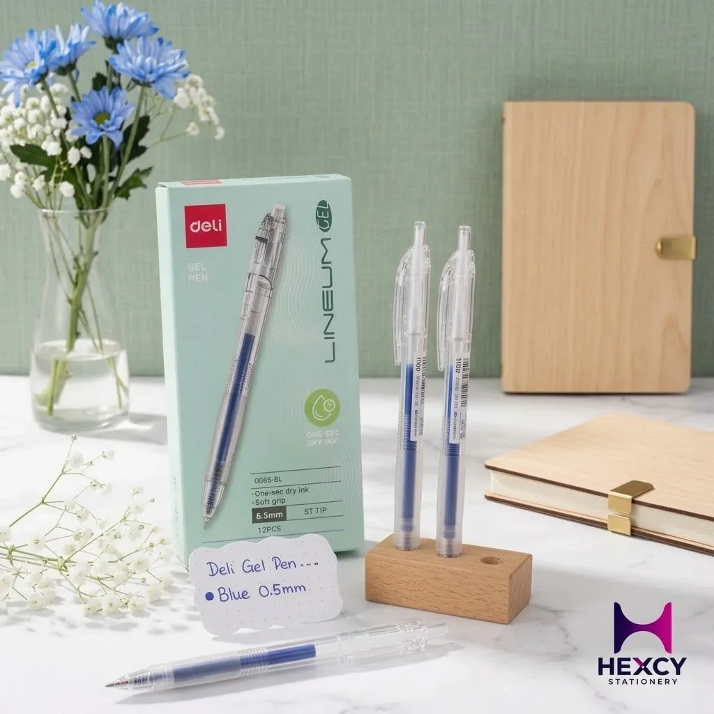 [G08S-BL] Deli Lineum Gel Pen  EG08S (BLUE)