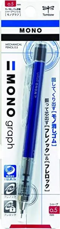 [DPA-132D] Tombow Mono Graph  Mechanical Pencil 0.5 (Dark Blue)