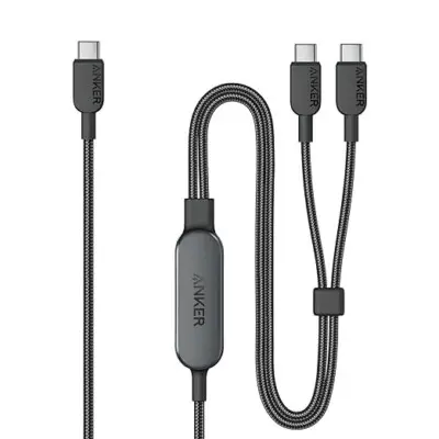 [A8895011] Anker USB-C & USB-C Cable (2-in-1, 140W) Fast Charging USB 2.0 