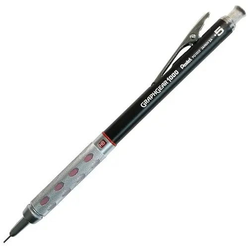 [PG1015OS3] Pentel Limited Graph Gear 1000 Mechanical Pencil, 0.5 mm [Red Black] PG1015OS3