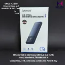 ORICO M.2 SSD External Case, M.2 NVME/PCIE SSD Case, 10Gbps USB C SSD Case, USB 3.2 M.2 NVMe Case, Aluminum, Thunderbolt 3 Compatible, 4TB 2230/2242 /2260/2280, PCIe M-Key