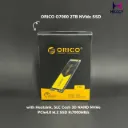 ORICO O7000 2TB NVMe SSD with Heatsink, SLC Cash 3D NAND NVMe PCIe4.0 M.2 SSD R:7000MB/s W:6700MB/s