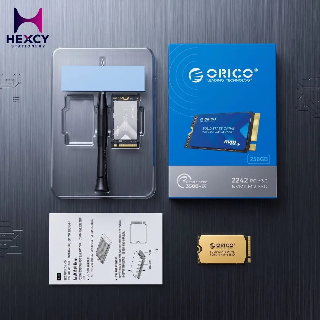 [J10-2242-256GB-BL-BP] ORICO 256GB M.2 2242 PCIe 3.0 NVMe SSD
