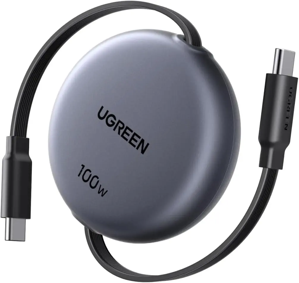 [65904] UGREEN USB-C 100W Retractable Cable L531 1m