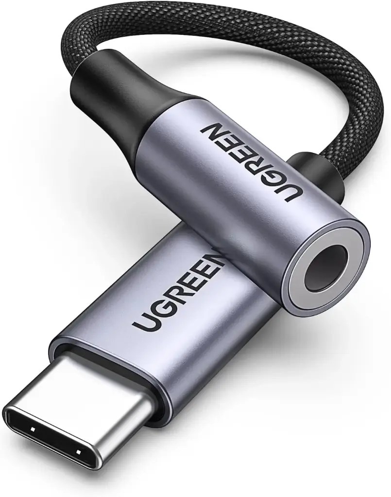 UGREEN (High Resolution Sound Quality) USB C Earphone Jack Converter