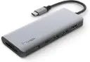 Belkin AVC009btSGY-A Hub Docking Station USB-C 7 in 1 100W PD HDMI SD/Micro SD Card with 3.5mm Audio