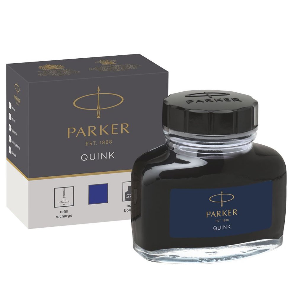 [1950376] PARKER Quink Bottled Ink,Water-Based (BLUE)