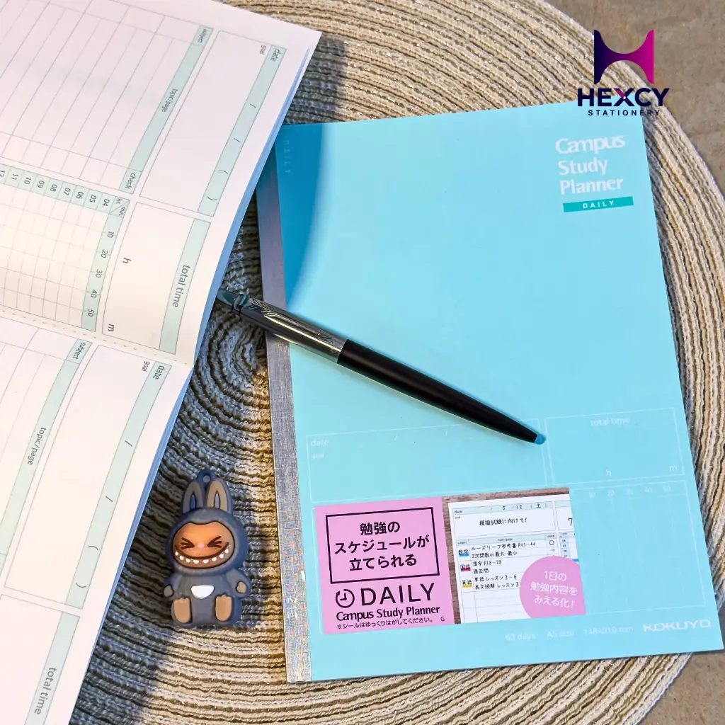 [Y82MD-G] Kokuyo Campus Notebook, Study Planner, Daily Ruled, A5 (Mint Green)