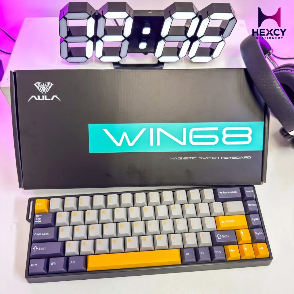 Aula Win68 HE Max Magnetic Switch 8K Wired RGB Gaming Keyboard