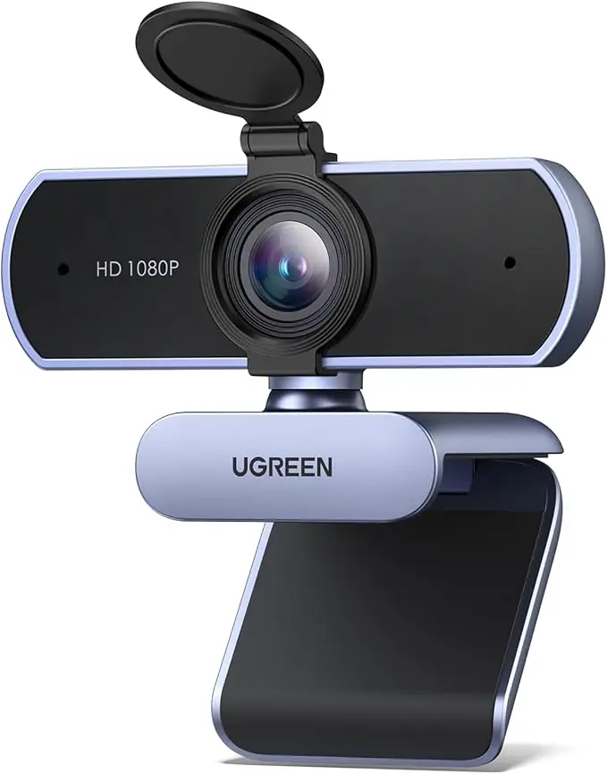 [15728] UGREEN Webcam, USB Webcam, Full HD, 1080P, 2 Megapixels, Built-in Microphone