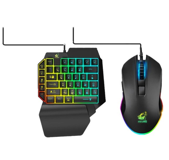 M5 Gaming Mouse, 65G Lightweight Honeycomb Housing, Ultra Light Ultraweave Cable, 26 RGB Backlighting