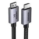 UGREEN 8K 60Hz HDMI Cable HDMI 2.1 Ultra High Speed Certified Ultra High Speed 48Gbps 10K 8K 4K UHD Dynamic HDR eARC 3D Ethernet Aluminum Alloy Nylon Braided Material 2M