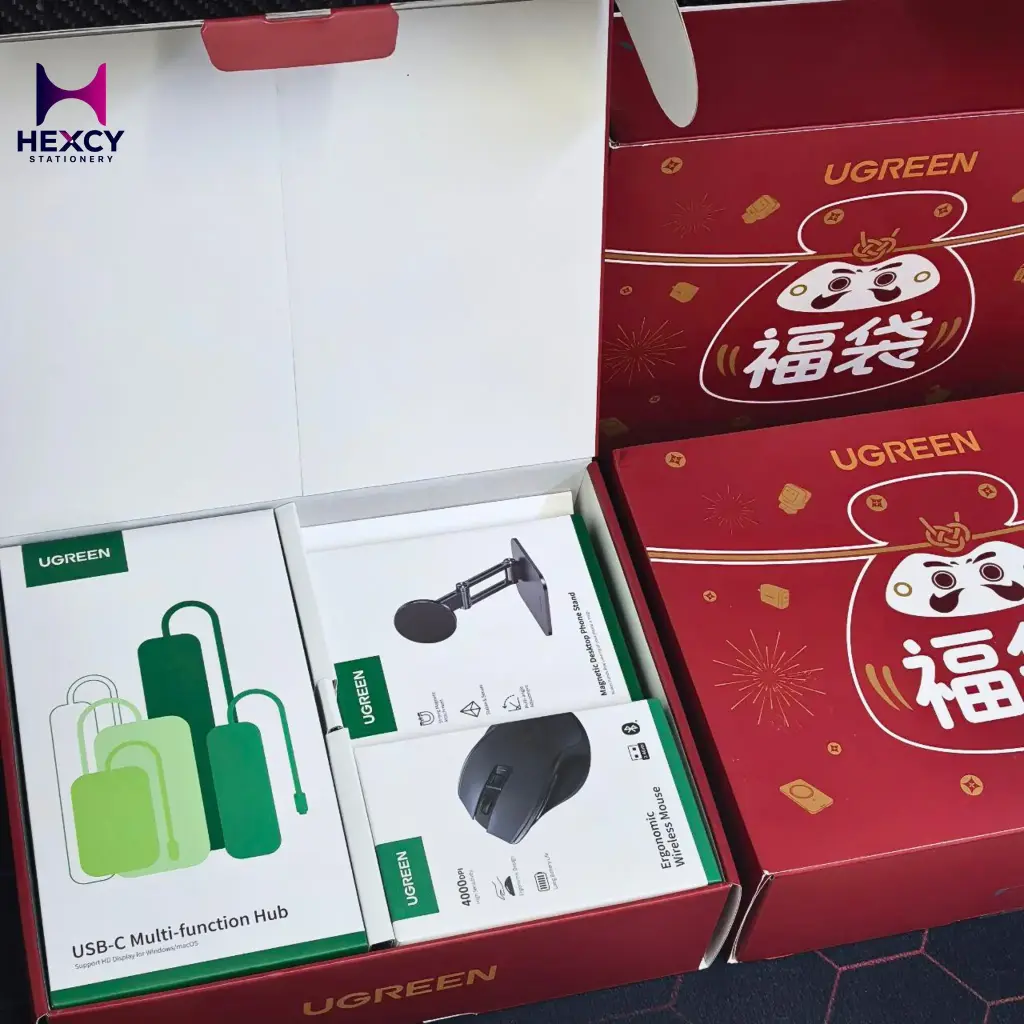 UGREEN Office Series 3-Piece Set (USB-C Hub + Mouse + Smartphone Stand)