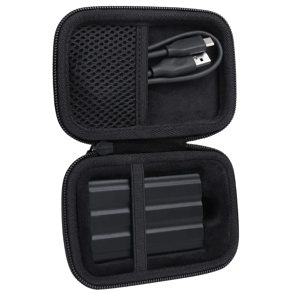 [CO2CREA] co2CREA Storage Case Compatible with Samsung Japan T9/T7/T7 Shield External ssd 500GB/1TB/2TB/4TB 