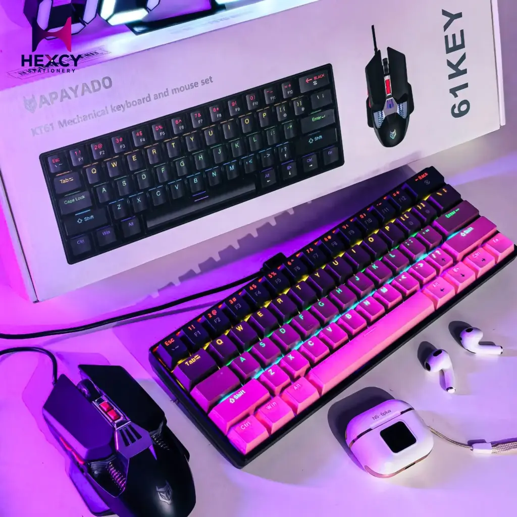 APAYADO KT61 Wired Mechanical Keyboard 