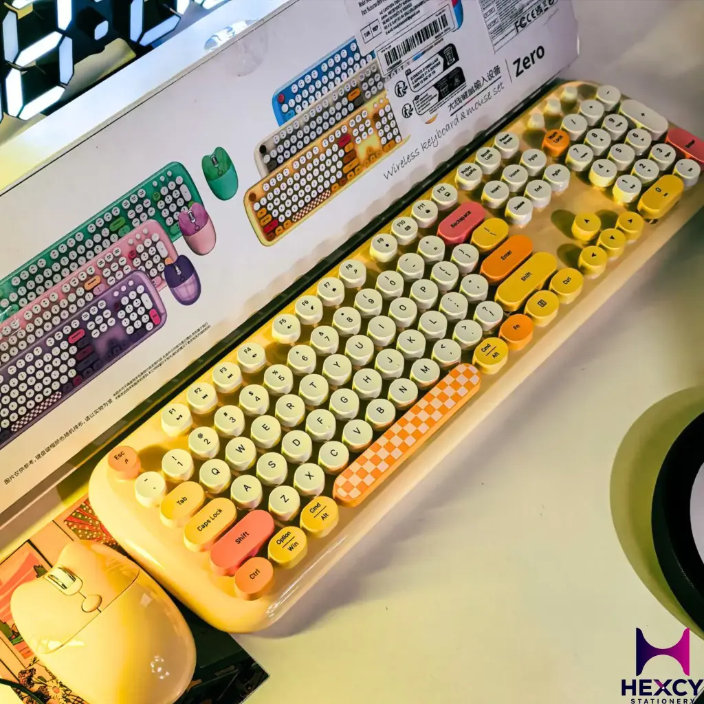 [SMK-648M3AG-ORG] Mofii Zero Wireless Office Keyboard  (Orange)