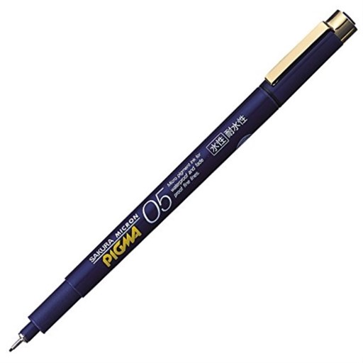 [ESDK005#49] Sakura Cray-Pas Pigma Water-Based Pen, Black (005)