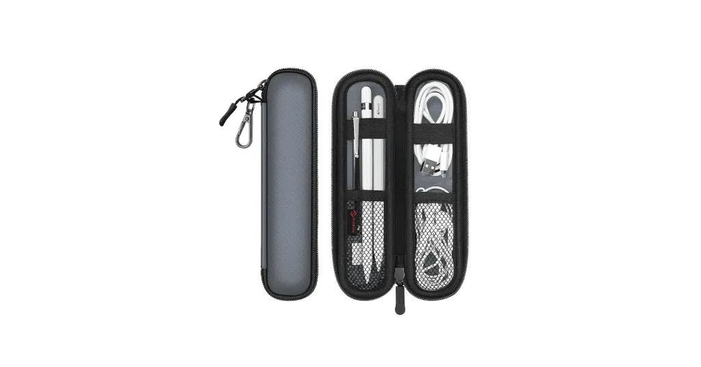 Fintie Apple Pencil Case Bag Storage Case Soft Neoprene Anti-lost Pocket Elastic Band Secure Storage Protective Case for Apple Pencil Pro/Apple Pencil (USB-C) / Apple Pencil 1/2nd Generation Pencil 