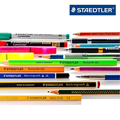 [V200-4B BE06SE] Staedtler Mars Carbon 4B Pencil Holder, 12 Pencils, 200-4B