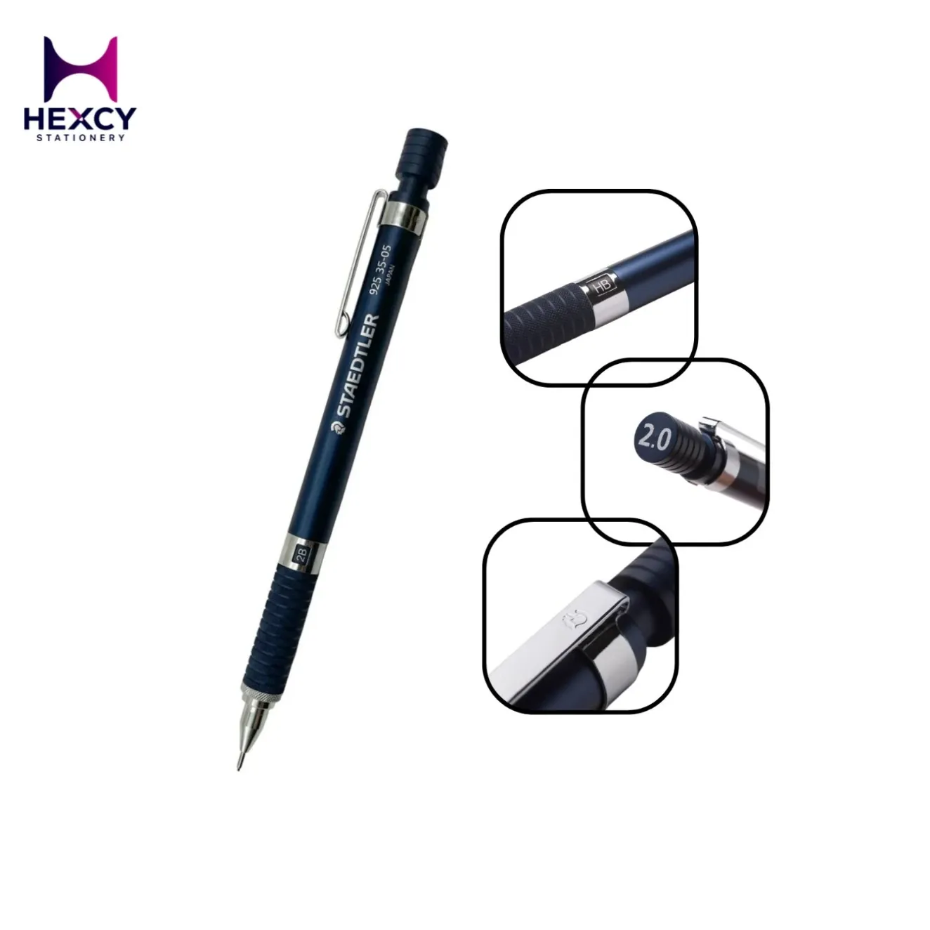[925 35-20N] Staedtler Mechanical Pencil Night Blue Series 925-25-20