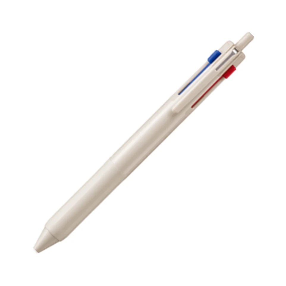 [SXE3-507-05.37] Mitsubishi Pencil Jetstream New 3-Color Ballpoint Pen, 0.5mm, Knock Type,  BLACK COLOR (Greige)