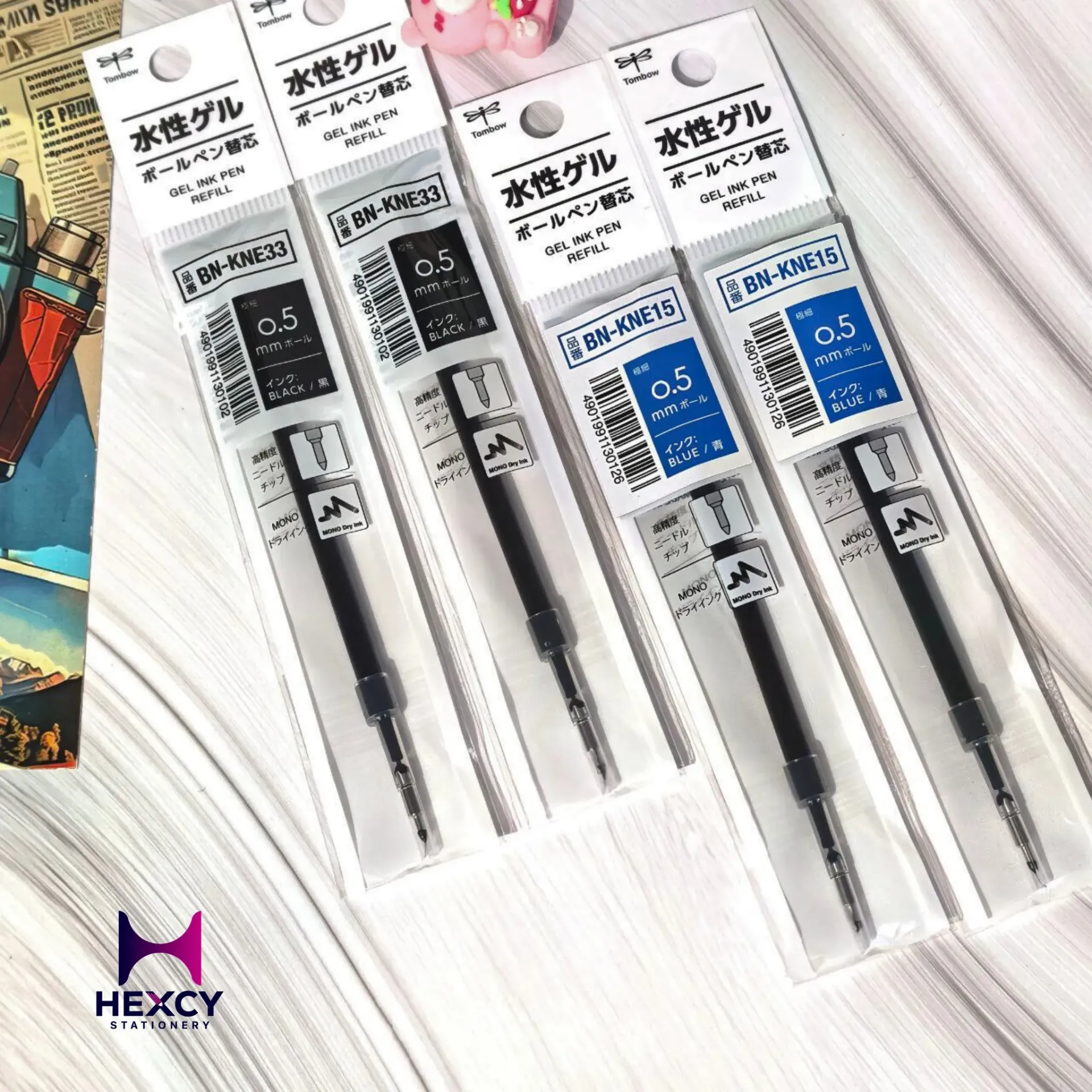 Tombow Water-Based Gel Pen Refill, 0.5mm 