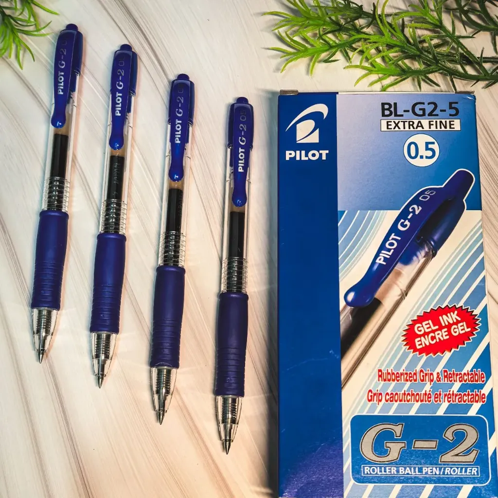 PILOT G-2 Extre Fine Roller Ball PEN 0.5,Blue Ink