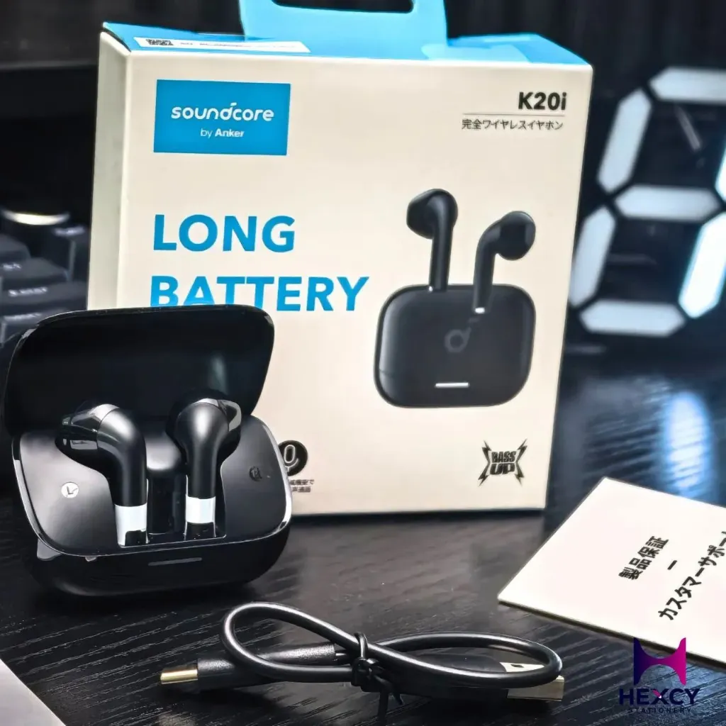 [A3994N11] Anker Soundcore K20i (Bluetooth 5.3) (Fully Wireless Earphones, In-Ear Earphones, IPX5 Waterproof Standards, Up to 36 Hours Playback Time, Compatible with Dedicated Apps, Meets PSE Technical