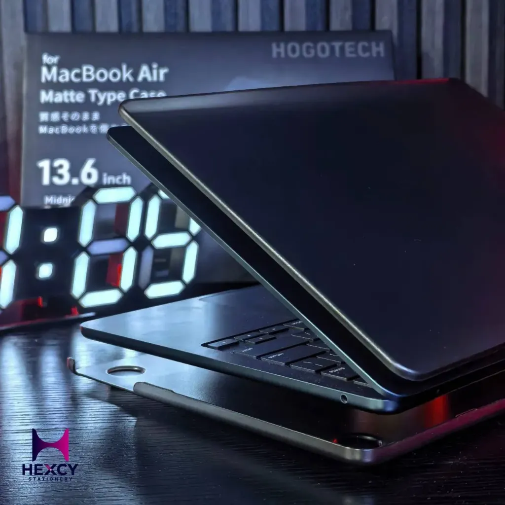 Midnight [Texture and Protect Scratches] MacBook Air 13" M4 / M3 / M2 Case 2025 2024 2022 Cover Clear Matte Cover A3240 A3113 A2681 HOGOTECH