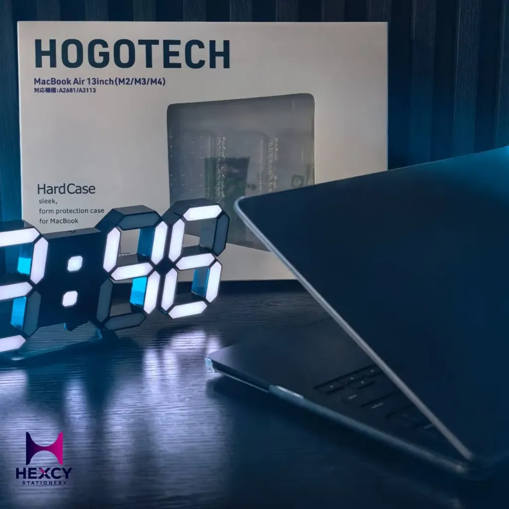 HOGOTECH Case [For MacBook Air 13-inch M3 M2] 2024 2022 Cover Clear Cover A3113 A2681