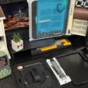 SEYMAC stock 2024 13 Inch iPad Pro (M4) Shockproof Case with Protective Film Pen Storage 360° Rotating Stand Hand Strap Shoulder Strap Full Protective Cover