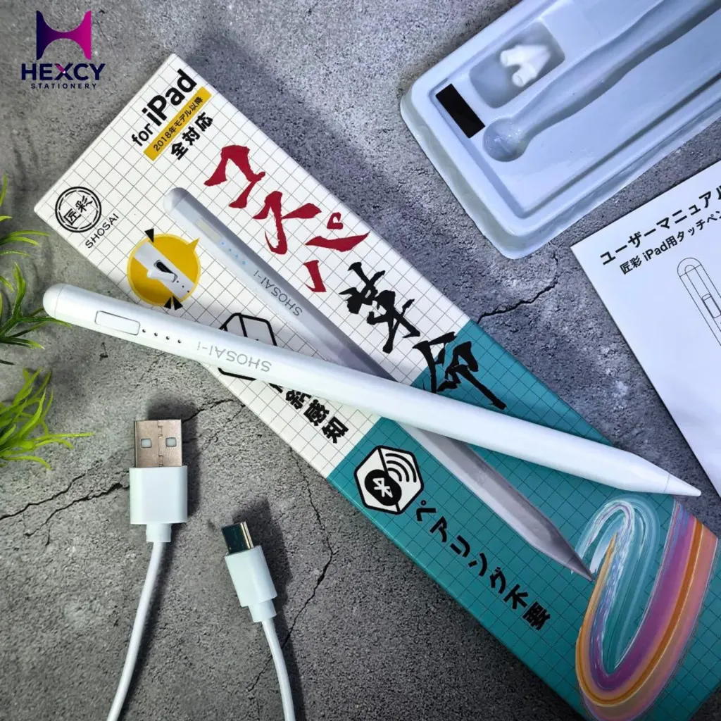 Shosai iPad Stylus Pen Touch Pen Compatible with Apple Pencil Compatible iPad Pencil Pro・1st Generation・2nd Generation