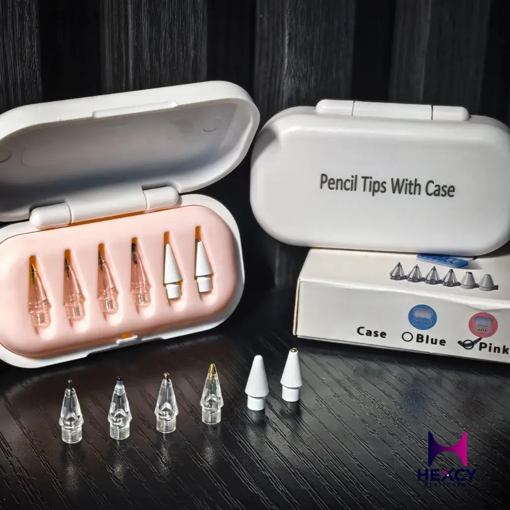 Apple Pencil Tip, Replacement Tip for Apple Pencil Pro, iPencil Nib Accessories, Upgraded Stylus Pen Tip with Storage Box, Compatible with Apple Pen 2nd/1st Gen & USB-C 6 - Pink