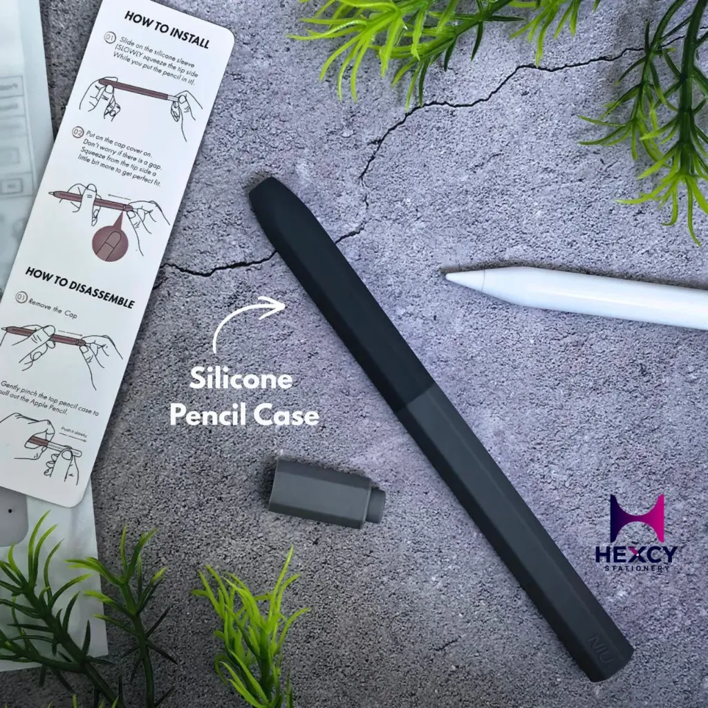 NIUTRENDZ Hexagon Case Apple Pencil 2nd Generation Dedicated Gradient Apple Pencil Pro Dedicated Silica Gel Protective Cover