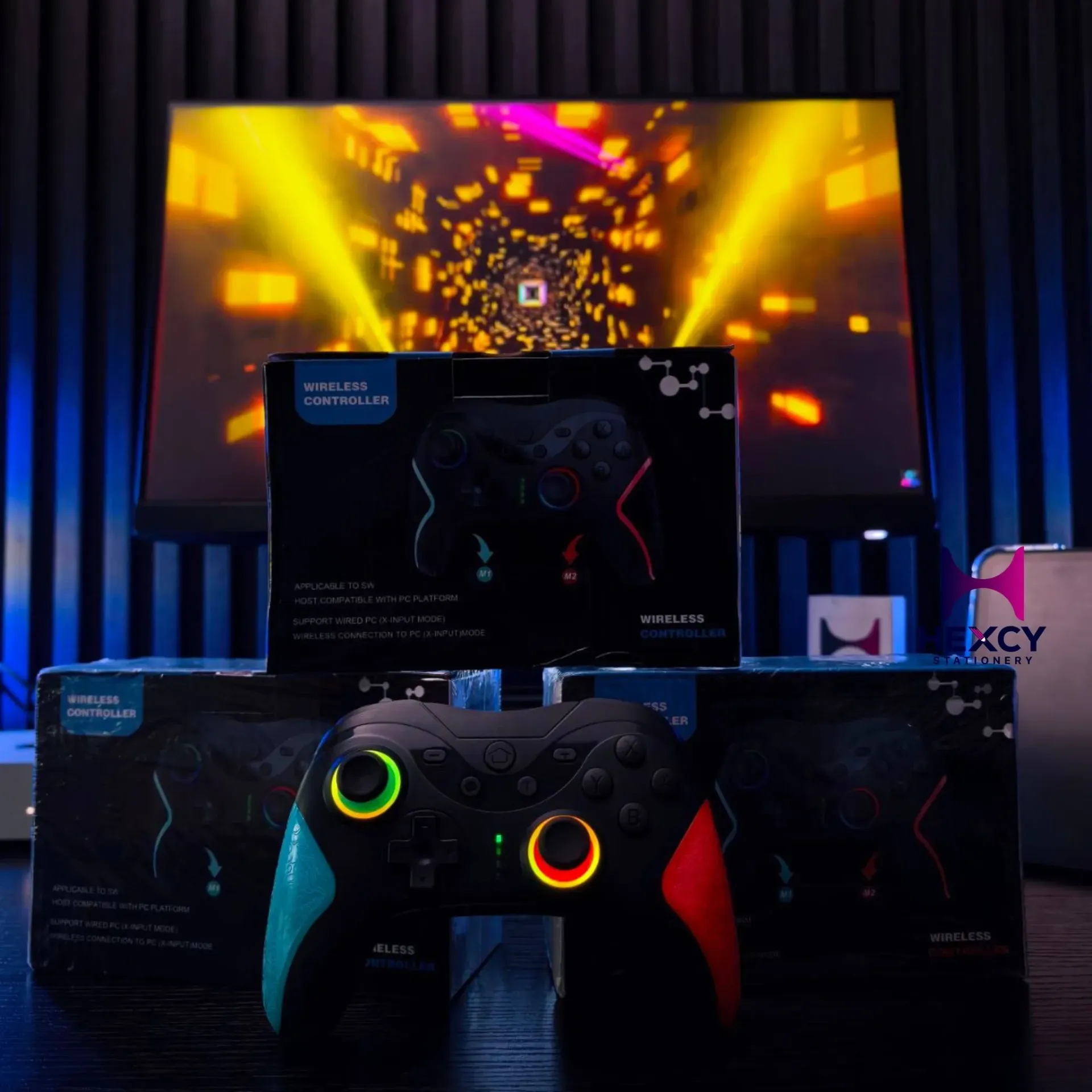 Switch Controller, Switch 2, Turbo Fire, 20 Hours of Continuous Use, 1000mAh High-Capacity Battery, Macro Function, Back Buttons, 9-Color RGB Light, Bluetooth Wireless Connection, Gyro Sensor, 4-Level HD Vibration, Sleep Wake, Pro Controller, Japanese Instruction Manual Included