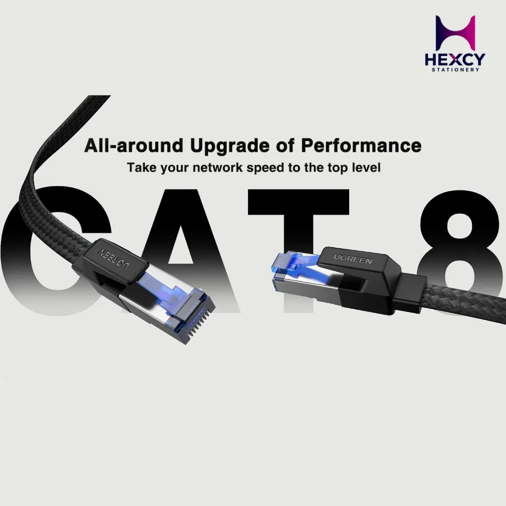 UGREEN CAT8 Mesh Ethernet Cable (2M - 40Gbps/2000MHz)