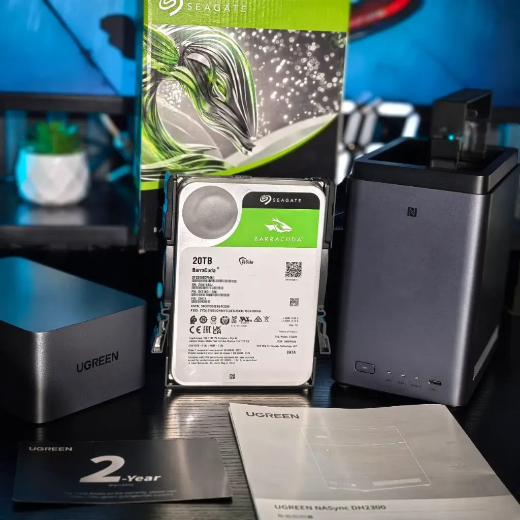 Seagate BarraCuda ST20000DM001/EC 3.5-inch 20TB Internal Hard Disk HDD PC 6Gb/s 512MB 7200rpm