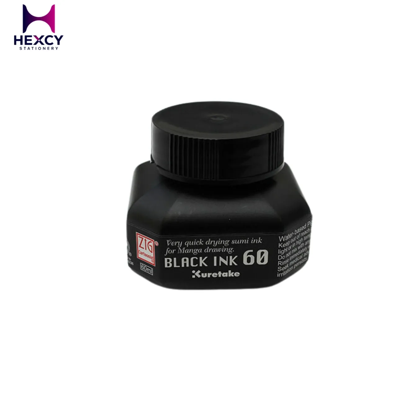 Zig Kuretake Manga Ink ZIGCARTOONIST BLACKINK 60ml CNCE104-6