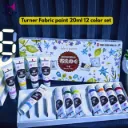 Turner Fabric paint 20ml able to paint a vivid 12 color set