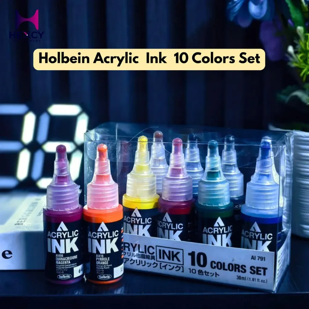 [0120-9410423] Holbein Acrylic AI791 15791 10 Color Set 1.1 fl oz (30 ml)