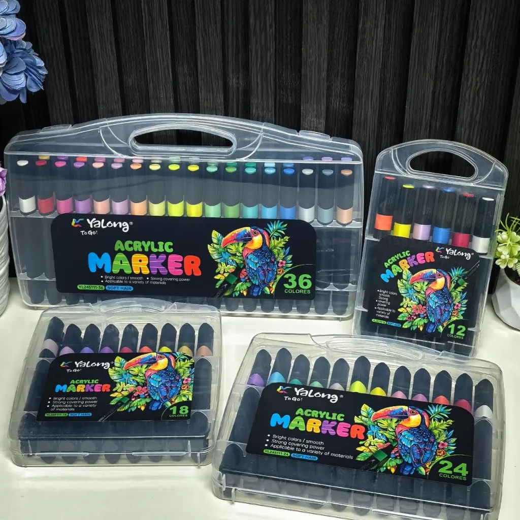 Yalong Acrylic Marker 36 Colors