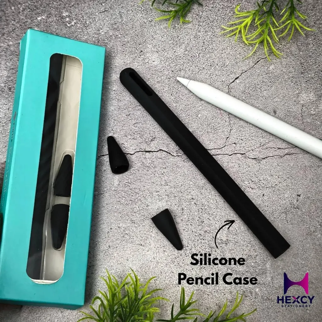 Fintie for Apple Pencil Pro / Apple Pencil 2nd Generation Silicone Protective Case Cover Grip Apple Pencil Holder Easy Grip Lightweight Soft Full Protective Rechargeable Anti-lost Drop Sleeve Case