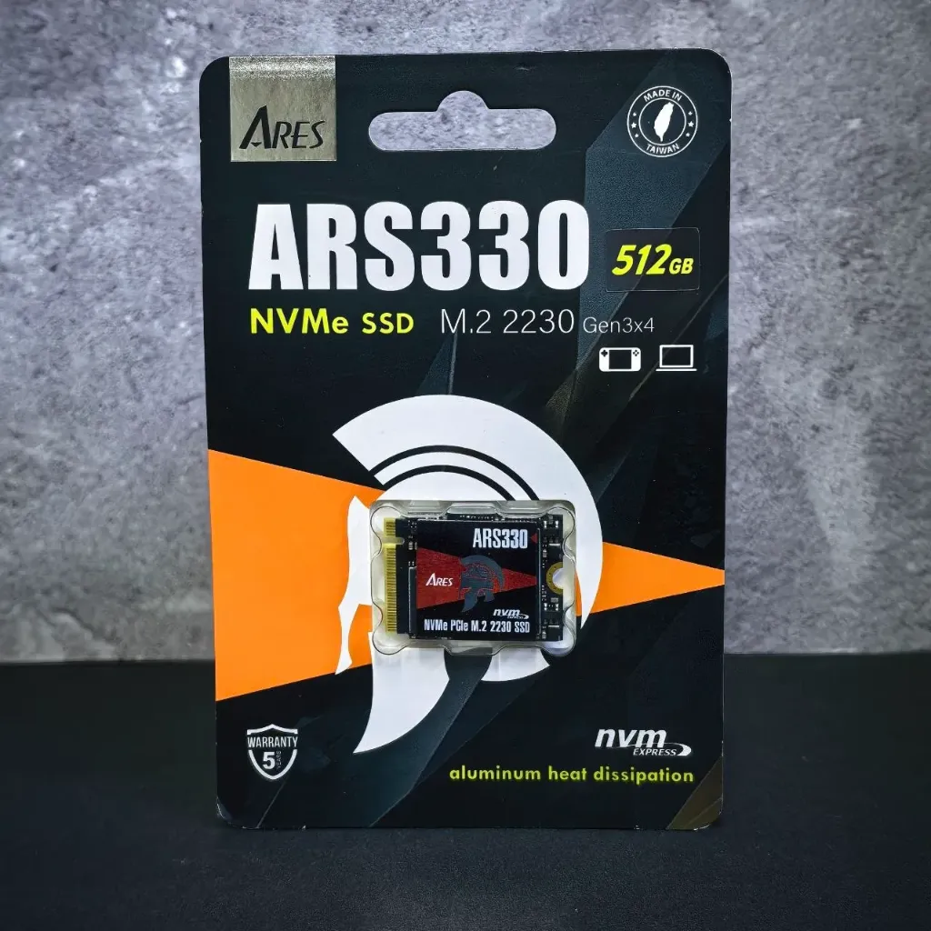 DATO 512GB M.2 2230 NVMe SSD (PCIe Gen3 x4 / ARS330)