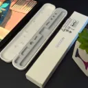 MOGOOD iPencil Case Storage Case Apple Pencil Case 1st Gen / Apple Pencil 2nd Gen Pen Holder Apple Pencil Case Pen Case White Gray Lining
