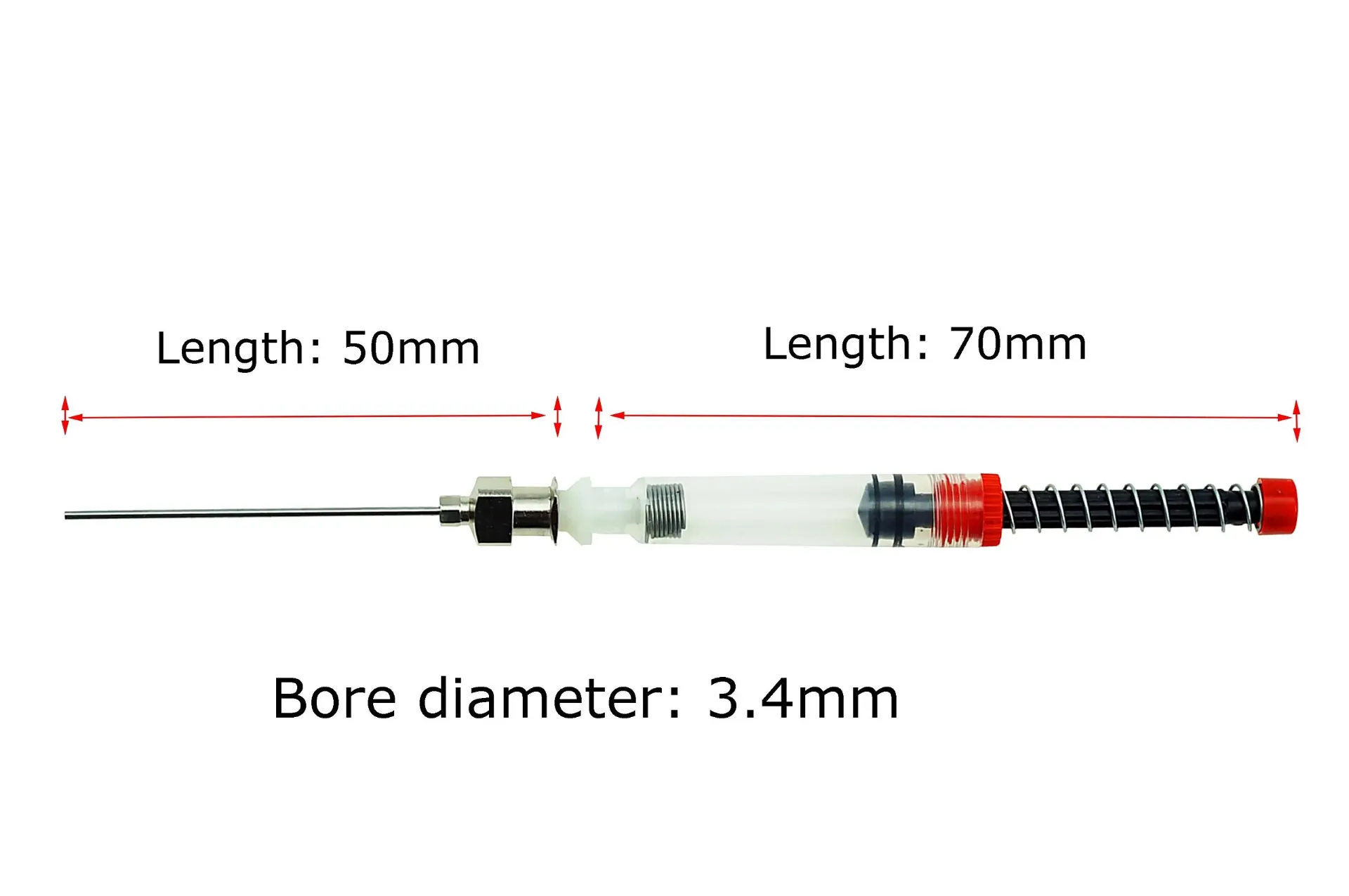 Asvine Fountain Pen Ink Syringe Filler Spring Converter with Removable Blunt Point, Pack of 5