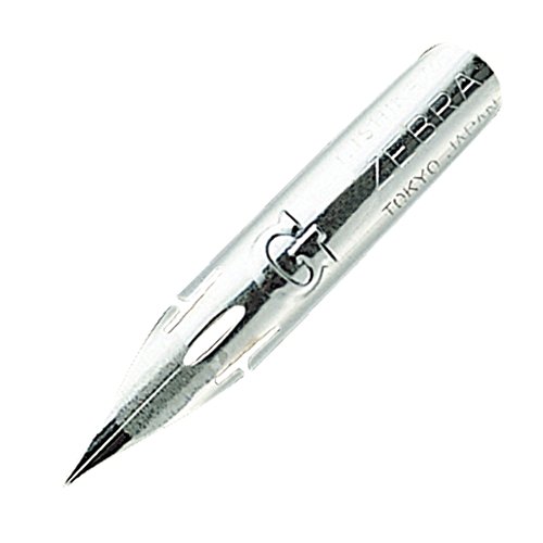 Zebra Manga Pen Tips G Pen No.G 10 Pieces PG-6B-C-K Silver